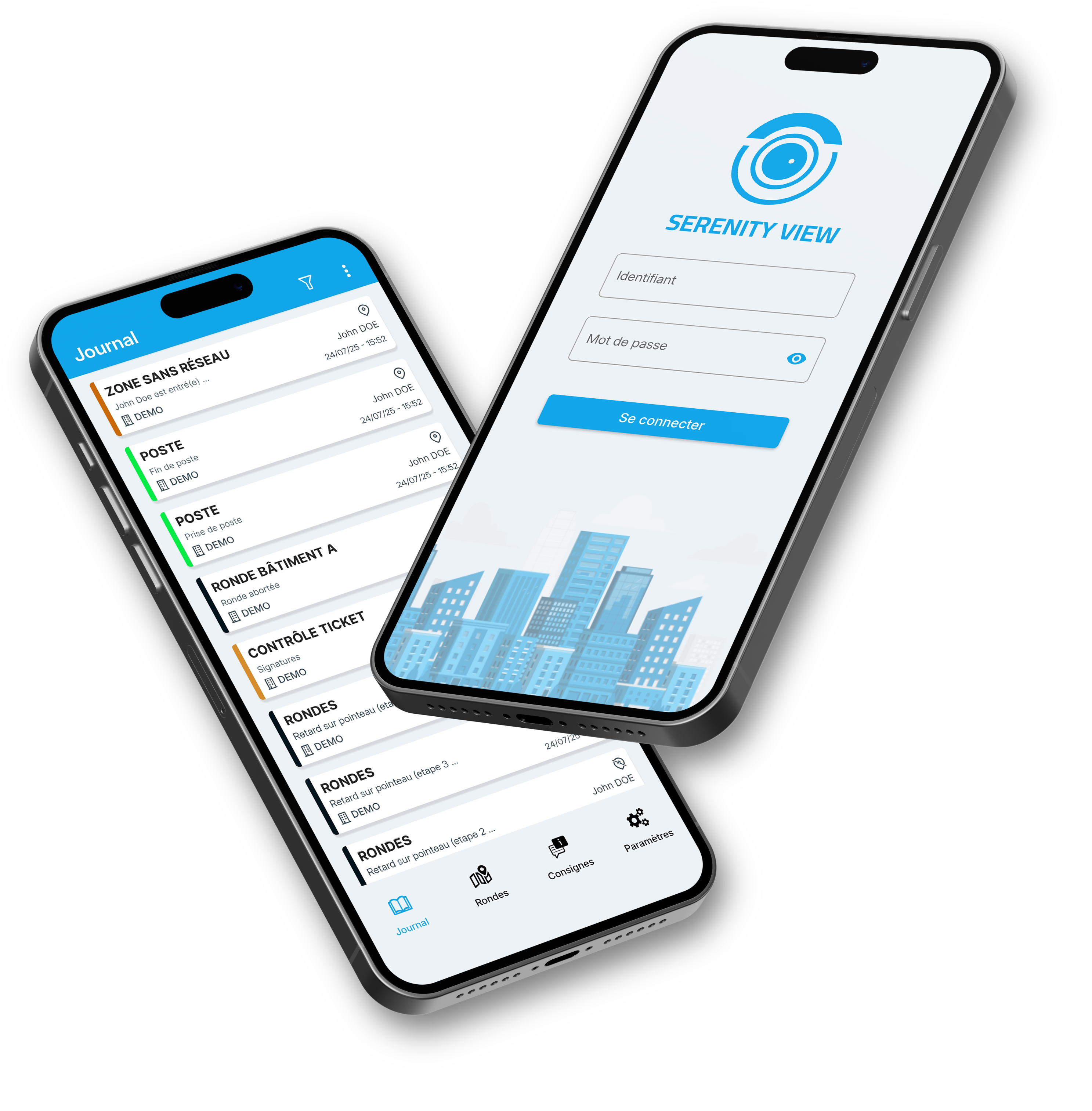 Application Serenity View - Interface